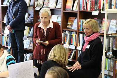 Gail at Bookstore Workshop